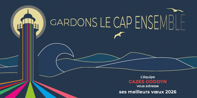 L'équipe CAZES GODDYN vous souhaite ses meilleurs vœux pour 2026